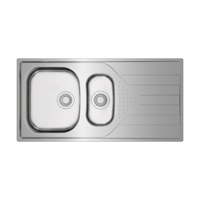 Diskbänk Intra Universe 150D Rostfri Vändbar Dubbel Diskho