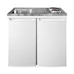 Minikök Intra Culina KP 100 med Kokplattor och Kylskåp