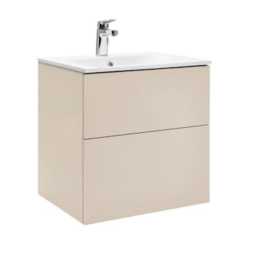 Tvättställsskåp Alterna Isella Aqua med Ariella Mineralkomposit Tvättställ