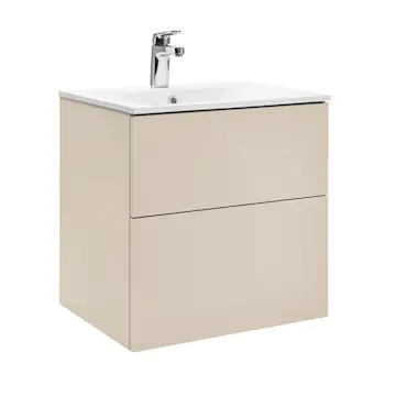 Tvättställsskåp Alterna Isella Aqua med Ariella Mineralkomposit Tvättställ