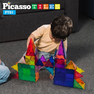 Magnetplattor Picasso Tiles 61 bitar