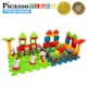 Byggbitar Picasso Tiles Bristle Blocks 100 Bitar Safari