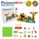 Byggbitar Picasso Tiles Bristle Blocks 100 Bitar Safari
