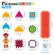 Byggbitar Picasso Tiles Bristle Blocks 103 Bitar Tåg