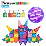 Magnetplattor Picasso Tiles 61 bitar Mini