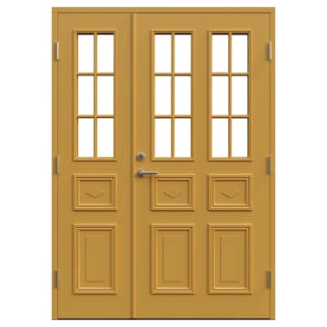 Parytterdörr Leksandsdörren Edshult Klarglas Eco74