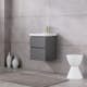 Tvättställsskåp Bathlife Eufori Small Grå