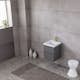 Tvättställsskåp Bathlife Eufori Small Grå