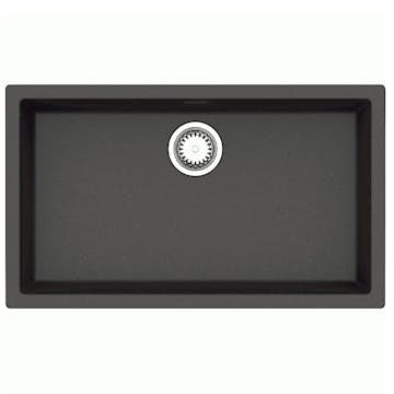 Diskho Lavabo Reginox Amsterdam 72 Black Silvery