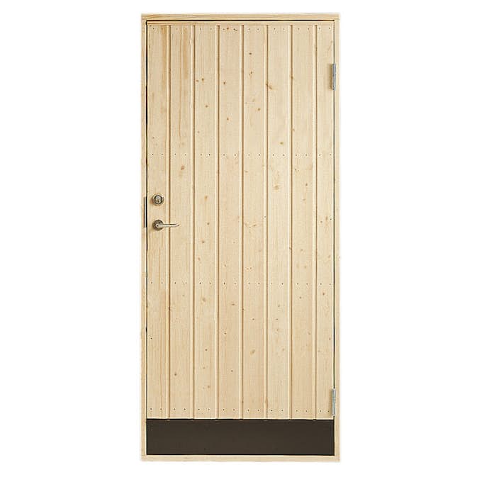 Förrådsdörr Vibostugan 10° Rak