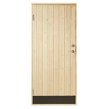 Förrådsdörr Vibostugan 10° Rak