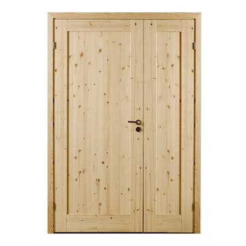 Pardörr GK Door Rakel Obehandlad Furu