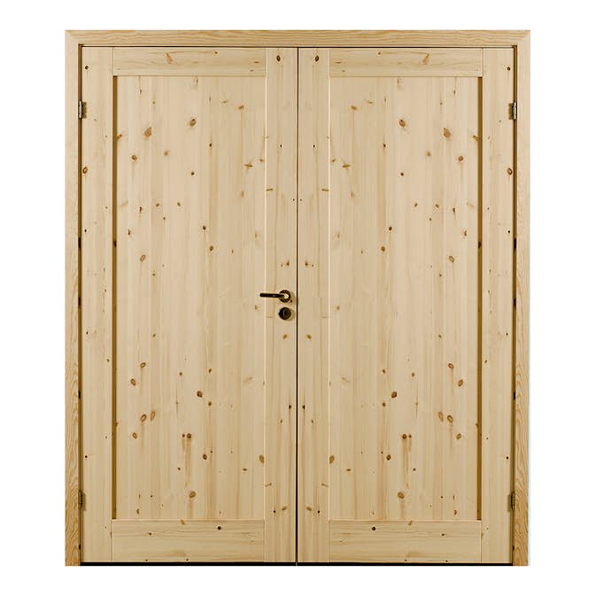 Pardörr GK Door Rakel Lackad Furu