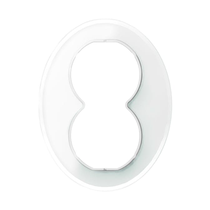 Ram Schneider Electric Renova 2-vägs Vit Glas