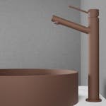 Tvättställsblandare Scandtap Steel Vector High