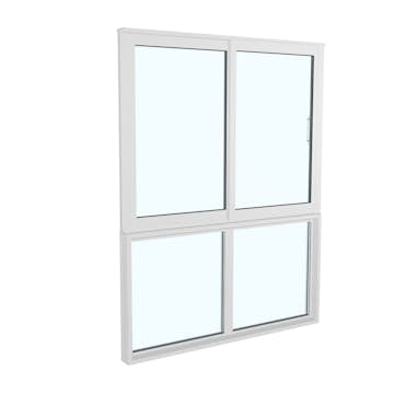 Skjutfönster med fast underdel Landskap Robust Vår och Höst 2-del