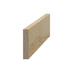 Planhyvlad List Grimslöv Trä List 8x44x2400 mm Obehandlad
