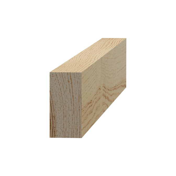 Planhyvlad List Grimslöv Trä List 21x44x2400 mm Obehandlad