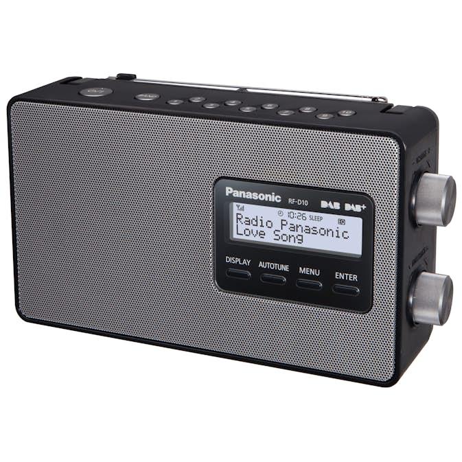 Radio Panasonic FM/DAB Radio snabbval AC/Batte