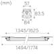Industriarmatur Hide-a-lite Liteline IP65 840