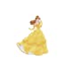 Väggdekor RoomMates Disney Prinsessan Belle med Bling