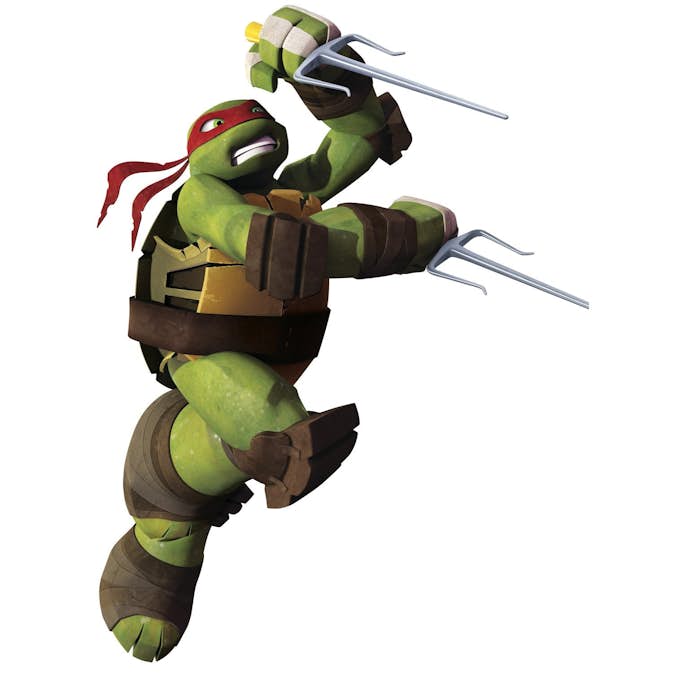 Väggdekor RoomMates Kids Teenage Mutant Ninja Turtles Raphael