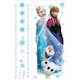 Väggdekor RoomMates Disney Frost Elsa, Anna & Olaf med Mätsticka