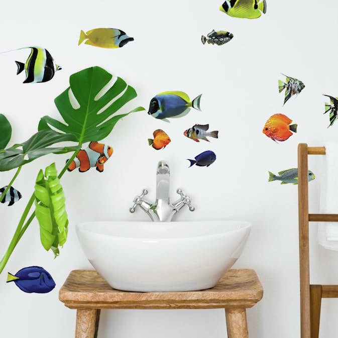 Väggdekor RoomMates Tropical Fish
