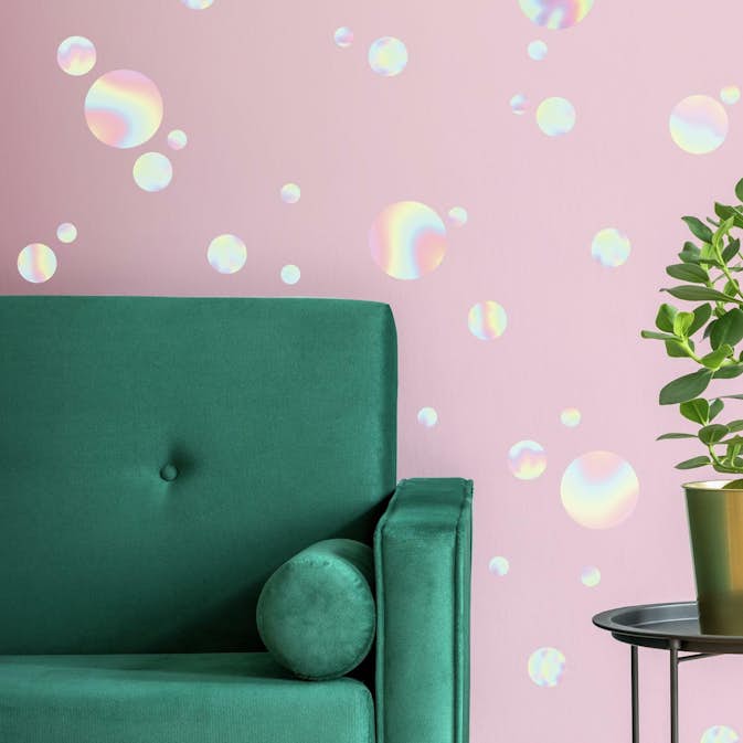 Väggdekor RoomMates Holographic Circle