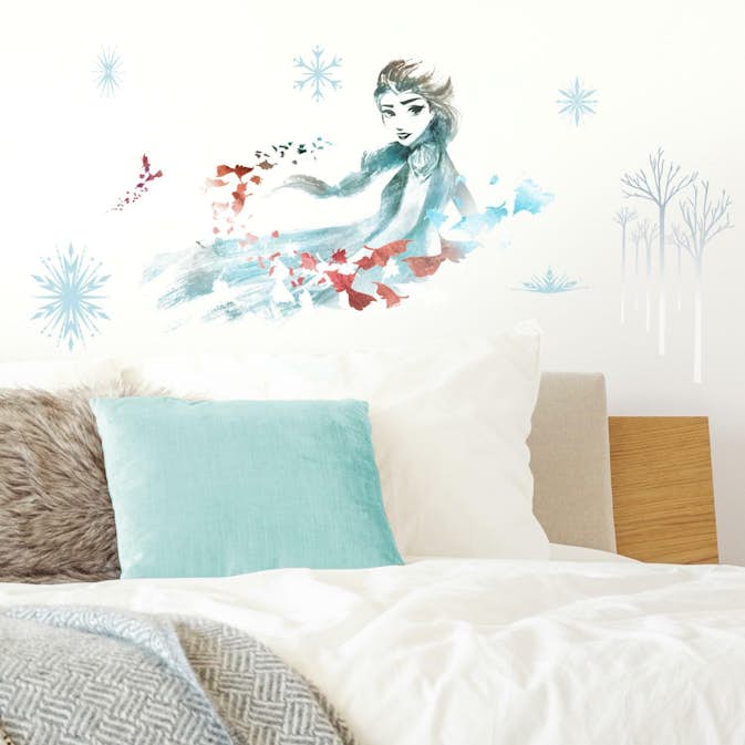 Väggdekor RoomMates Frozen II Watercolor Elsa Giant