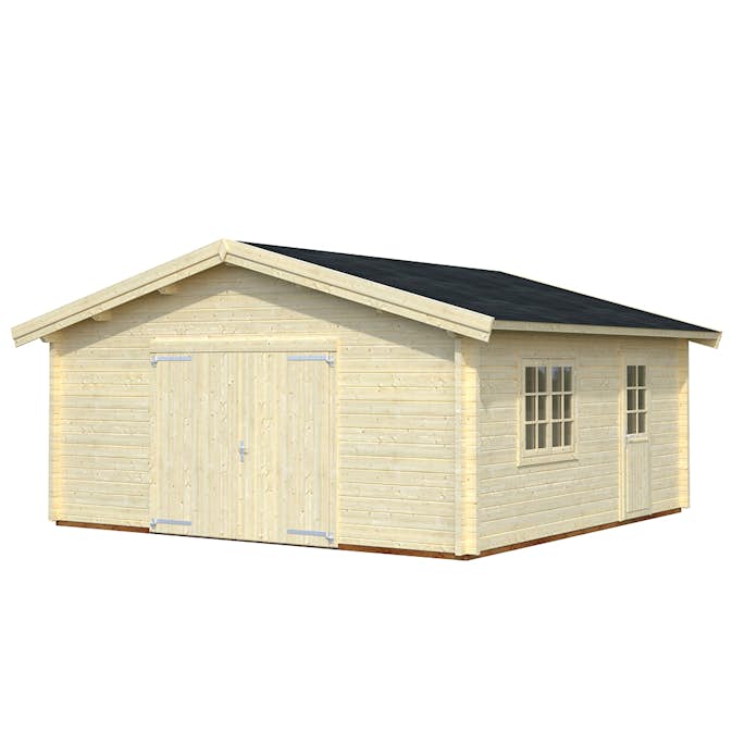 Garage Palmako Roger med Garagedörr 29,2 m2