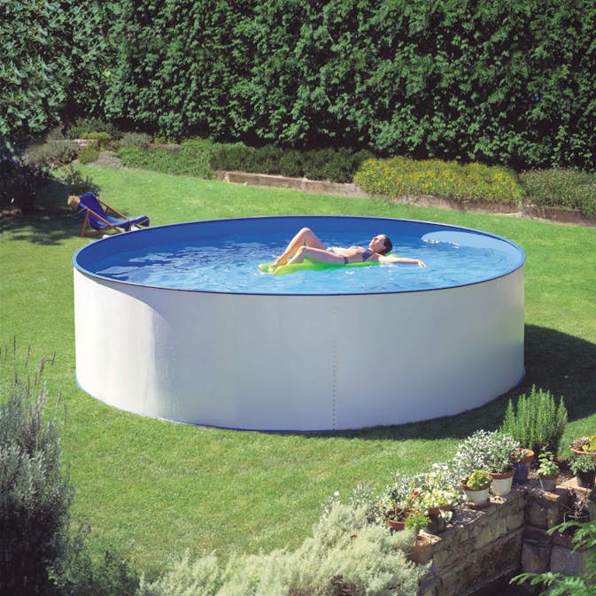 Rund Pool Planet Pool Ovanmark Standard 120 cm