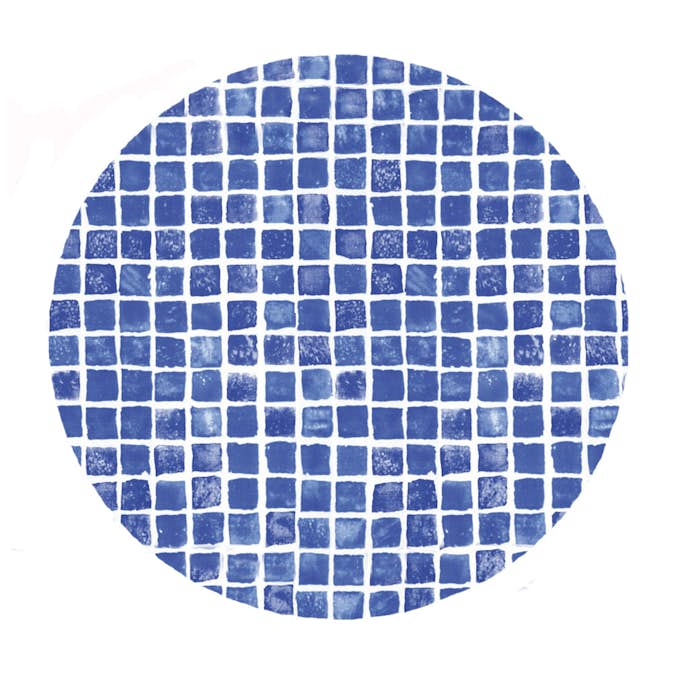 Rund Poolliner Planet Pool Mönstrad Djup 120 cm