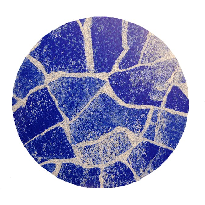 Rund Poolliner Planet Pool Mönstrad Djup 120 cm