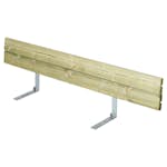 Ryggstöd PLUS till Plankbänk Utomhus