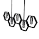 Taklampa Venture Home Quentin 5L