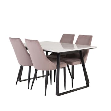 Matgrupp Venture Home Estelle 140 med 4 Laura Stolar ManchEstelle