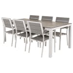 Matgrupp Utomhus Venture Home Lea 205 med 6 Lova Trädgårdsstolar