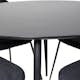 Matgrupp Sky Furniture Silvia med 4 Wrigley Stolar Runt