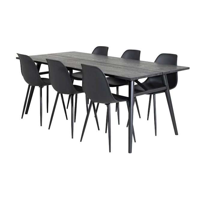 Matgrupp Venture Home Salt med 6 Pop Stolar