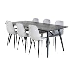 Matgrupp Venture Home Salt med 6 Phoi Stolar