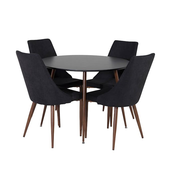 Matgrupp Venture Home Plake1 med 4 Laura Stolar Polyestertyg Runt