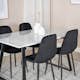 Matgrupp Venture Home Estelle 140 med 4 Phoi Stolar