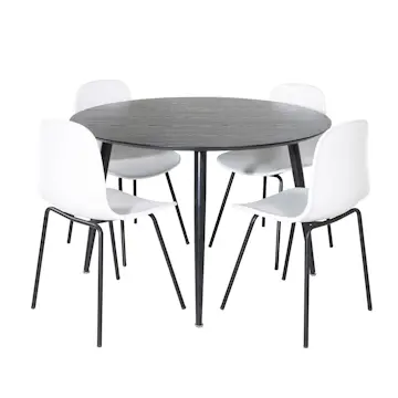 Matgrupp Venture Home Dipp med 4 Arctic Stolar