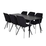 Matgrupp Venture Home Dipp med 6 Gemma Stolar