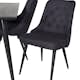 Matgrupp Venture Home Dipp med 6 Velvet Deluxe Stolar