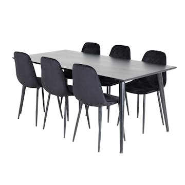 Matgrupp Venture Home Dipp med 6 Polar Stitches Stolar