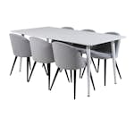 Matgrupp Venture Home Pobbie med 6 Valentina Stolar Manchester