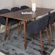 Matgrupp Venture Home Pobbie med 6 Archie Stolar Polyestertyg
