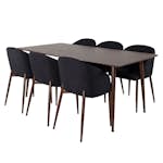 Matgrupp Venture Home Pobbie med 6 Archie Stolar Polyestertyg